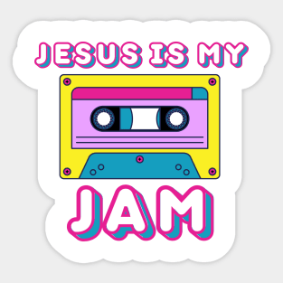 Jesus is My Jam Sticker